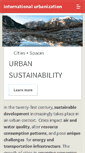 Mobile Screenshot of internationalurbanization.org